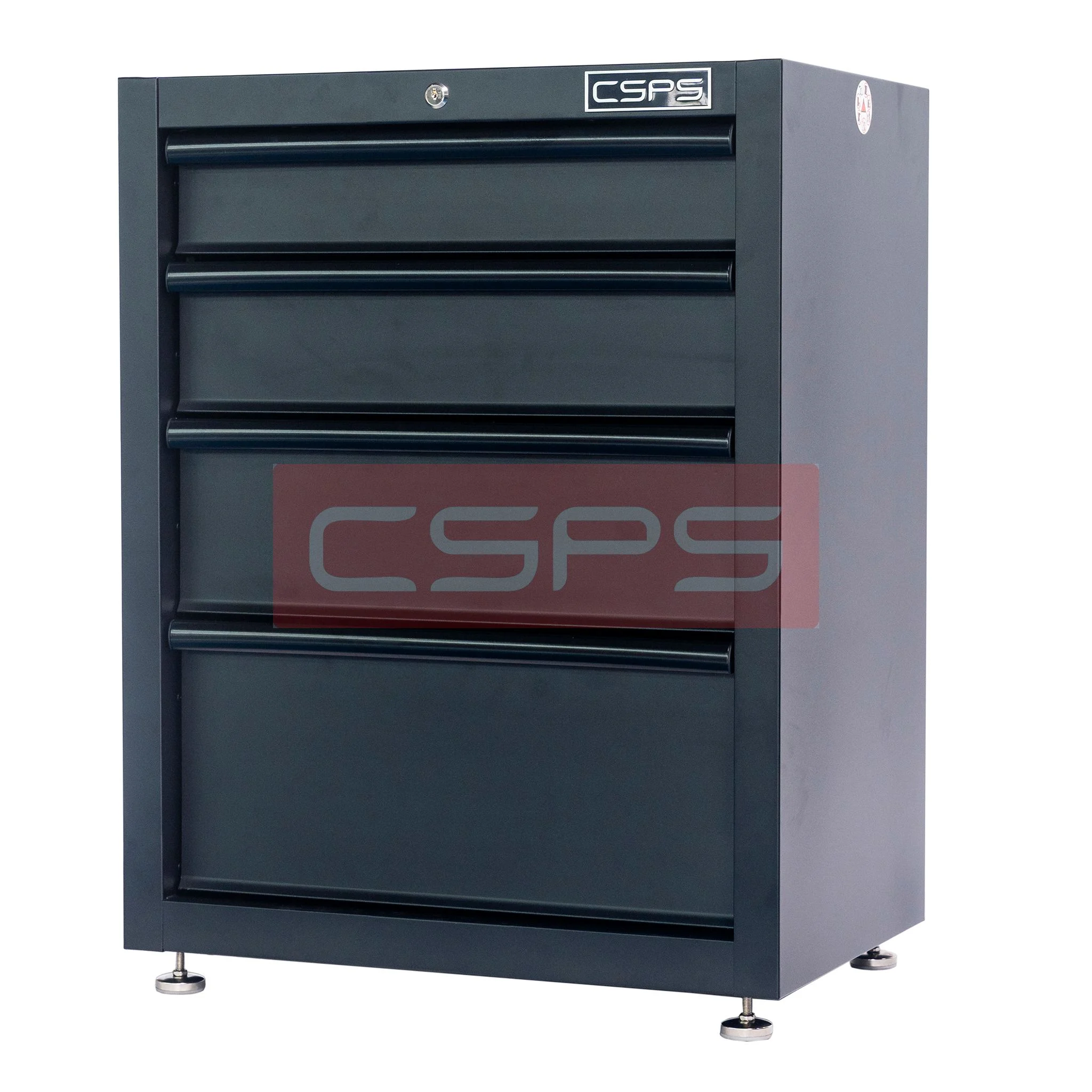 Tủ đựng dụng cụ cơ khí CSPS 61cm - 04 hộc kéo màu đen. MSP: VNTC06104BB1 - Ảnh 2