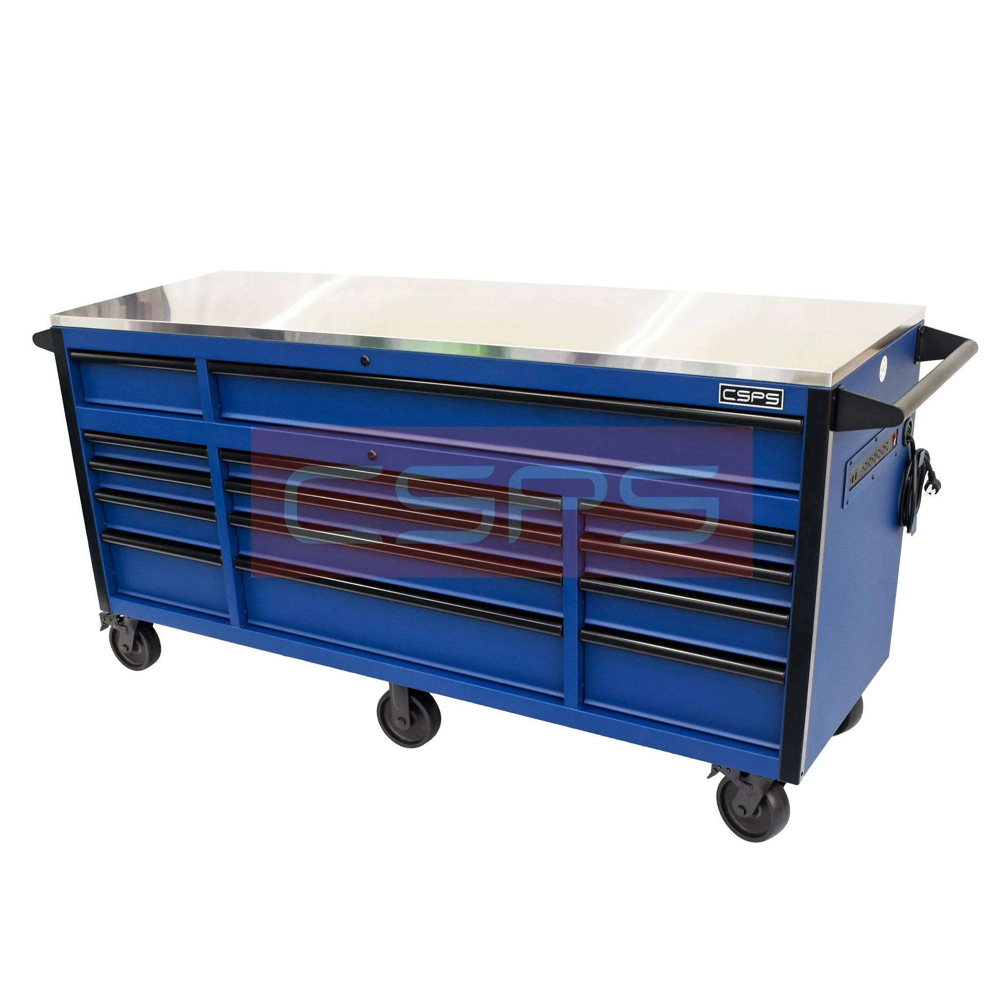 Tủ dụng cụ CSPS 183cm - 14 hộc kéo màu xanh dương. MSP: VNTC18314BL1M - Ảnh 3