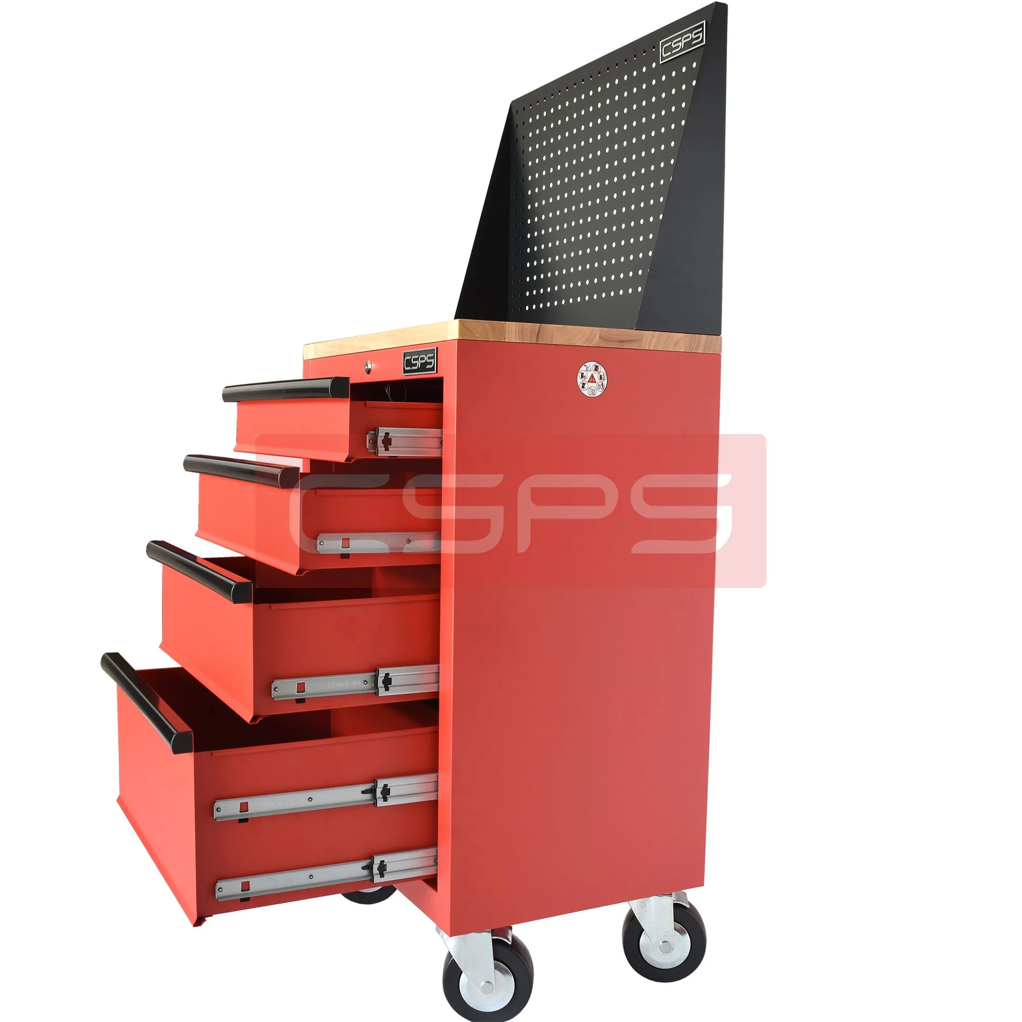 Tủ đựng đồ nghề cơ khí CSPS 61cm - 04 hộc kéo màu đỏ. MSP: VNTC06104BC1 - Ảnh 4