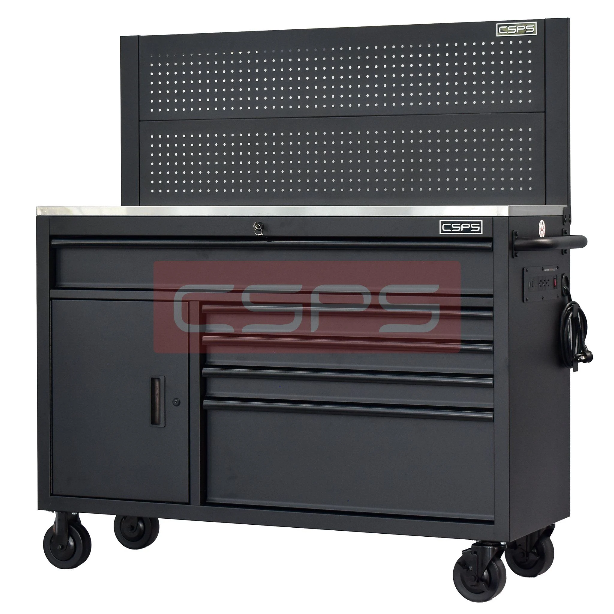 Tủ đựng đồ nghề CSPS 132cm - 05 hộc kéo màu đen. MSP: VNTC13205BB2M - Ảnh 5