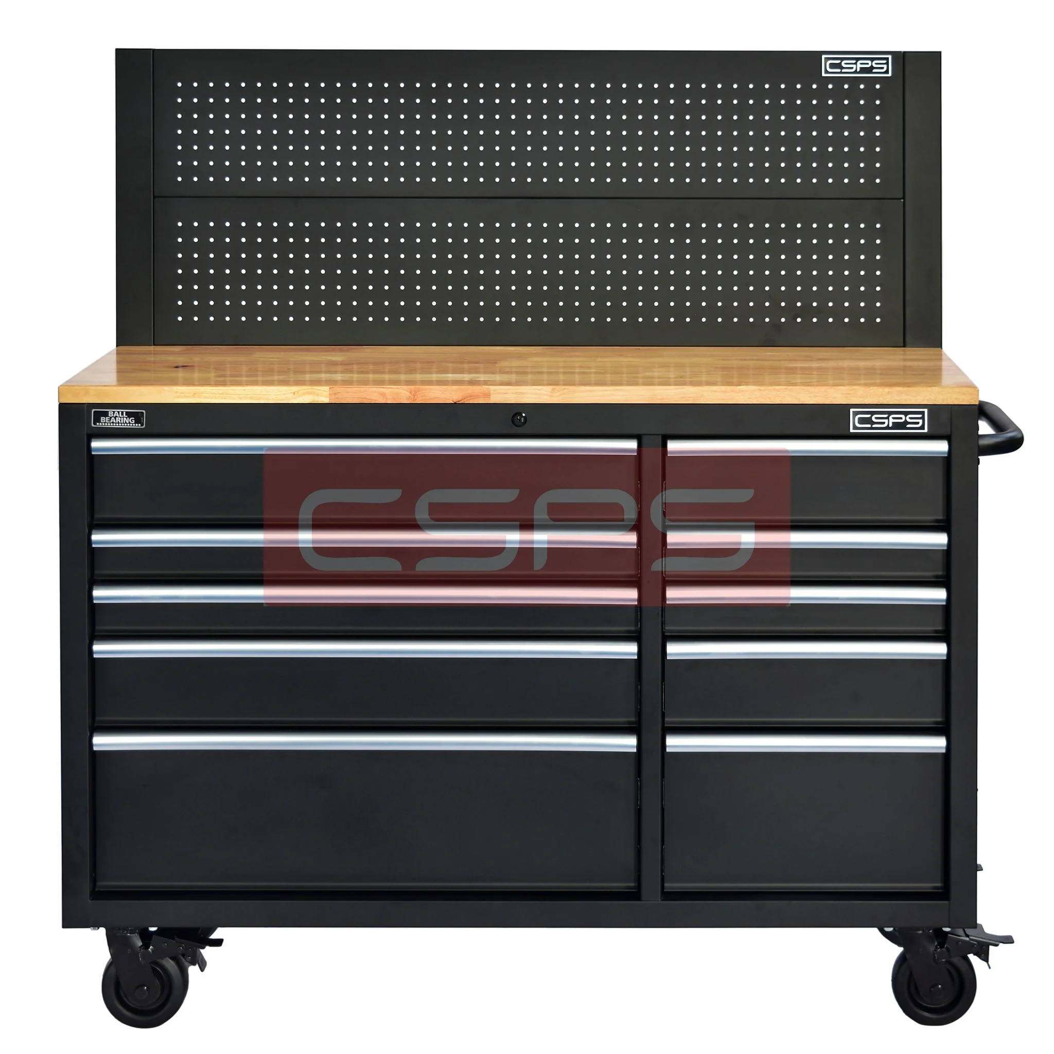 Tủ đựng đồ nghề cơ khí CSPS 132cm - 10 hộc kéo tay cầm trắng. MSP: VNTC13210BB5M