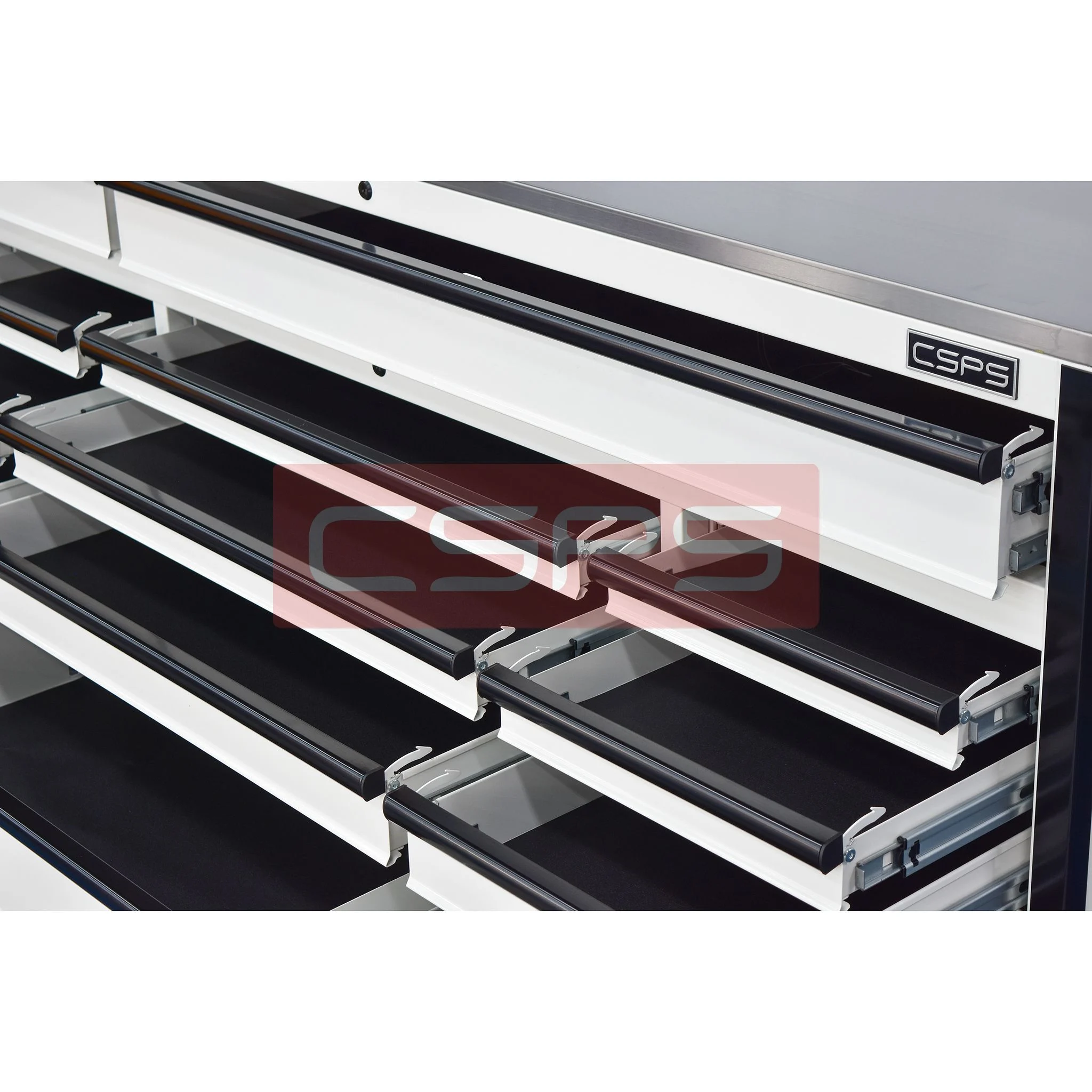 Tủ đựng đồ nghề cơ khí CSPS 183cm - 14 hộc kéo màu trắng. MSP: VNTC18314BJ1M - Ảnh 8