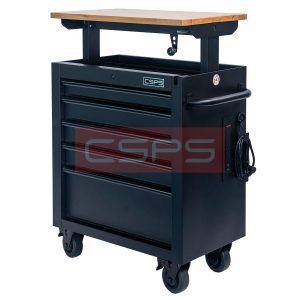 Tủ đựng đồ nghề cơ khí CSPS 76cm - 05 hộc kéo nâng hạ tay cầm đen. MSP: VNLC07605BB3M
