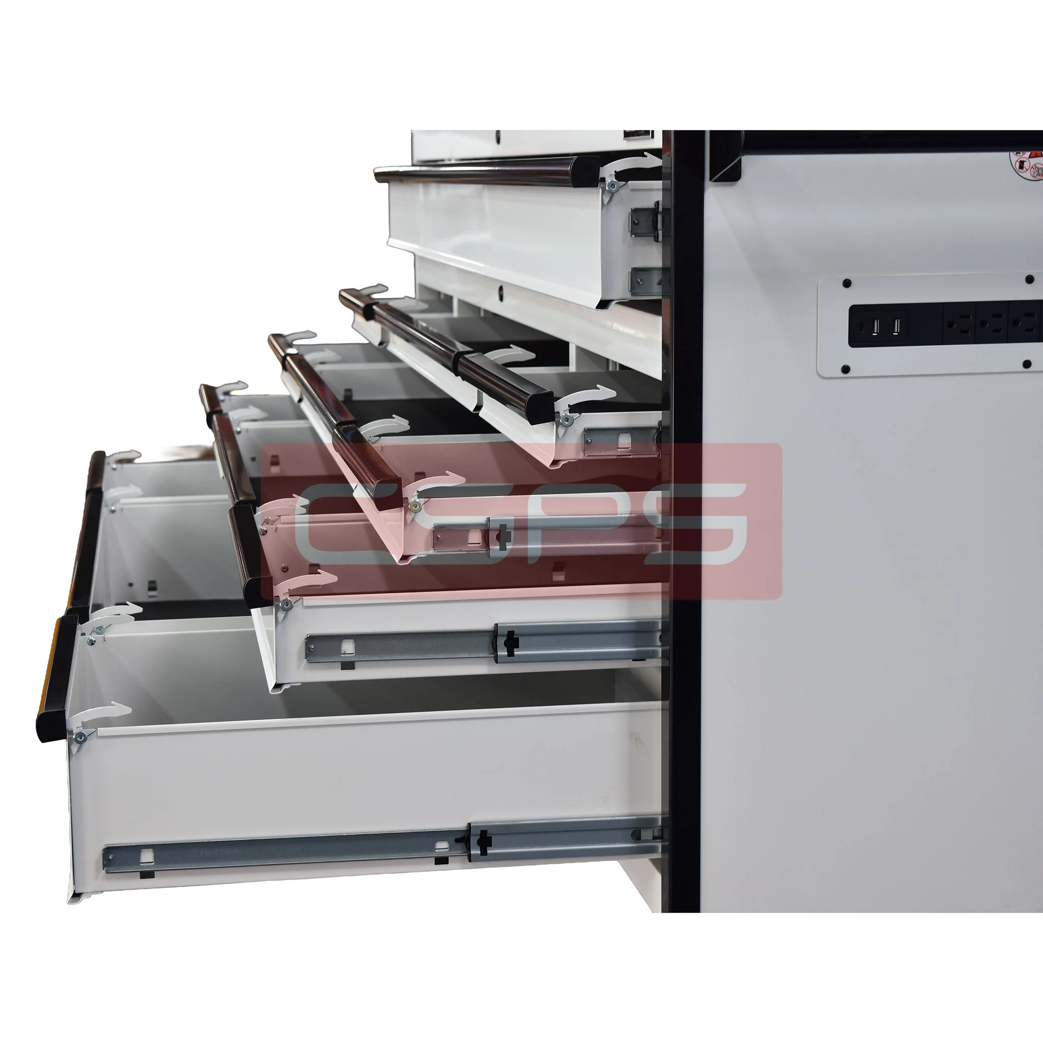Tủ đựng đồ nghề cơ khí CSPS 183cm - 14 hộc kéo màu trắng. MSP: VNTC18314BJ1M - Ảnh 9