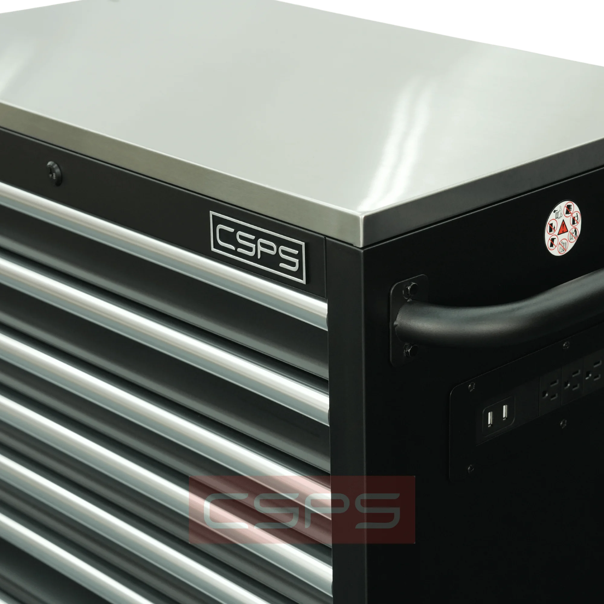 Tủ đựng đồ nghề CSPS 76 cm – 07 hộc kéo màu đen tay cầm trắng. MSP: VNTC07607BB7 - Ảnh 9