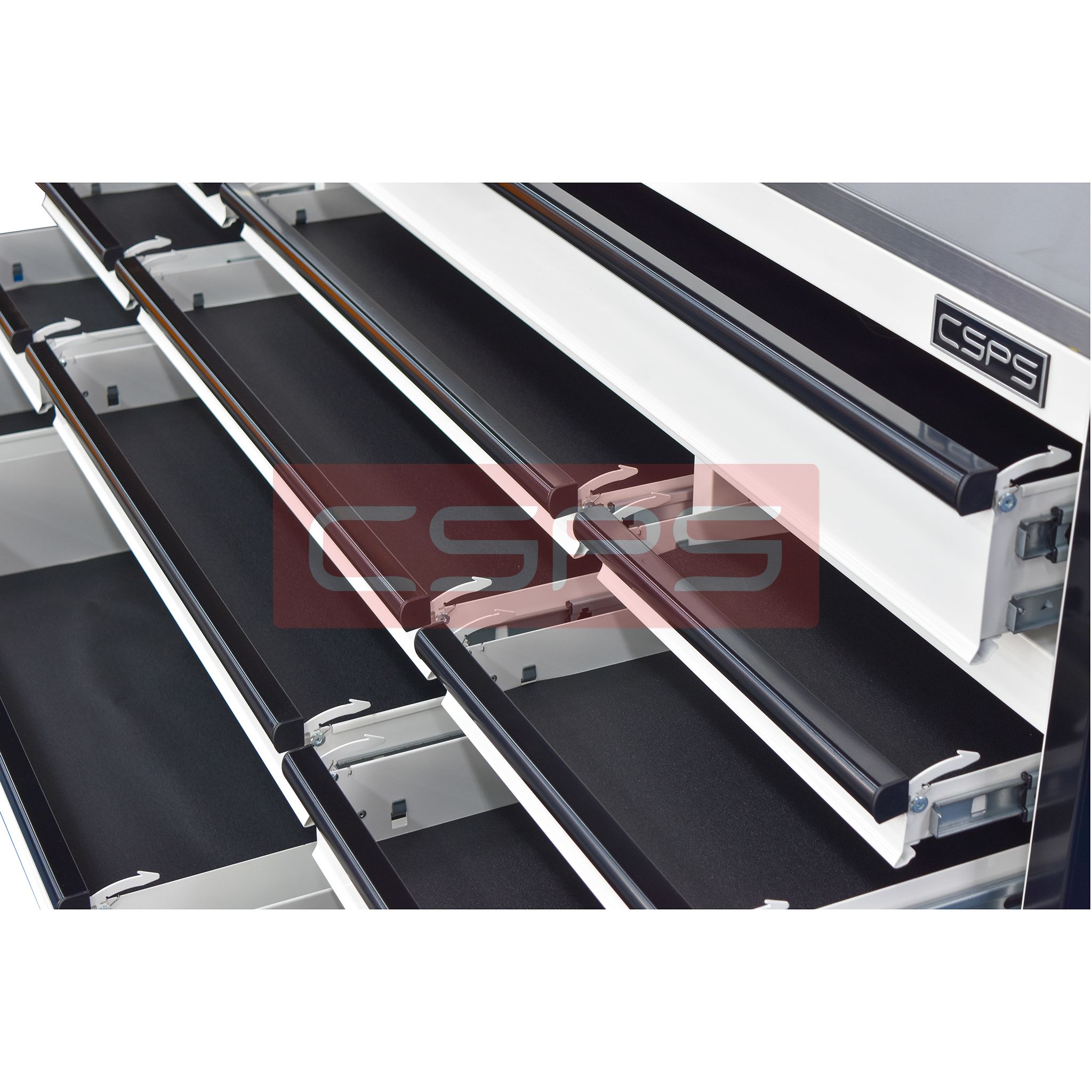 Tủ đựng đồ nghề cơ khí CSPS 183cm - 14 hộc kéo màu trắng. MSP: VNTC18314BJ1M - Ảnh 10