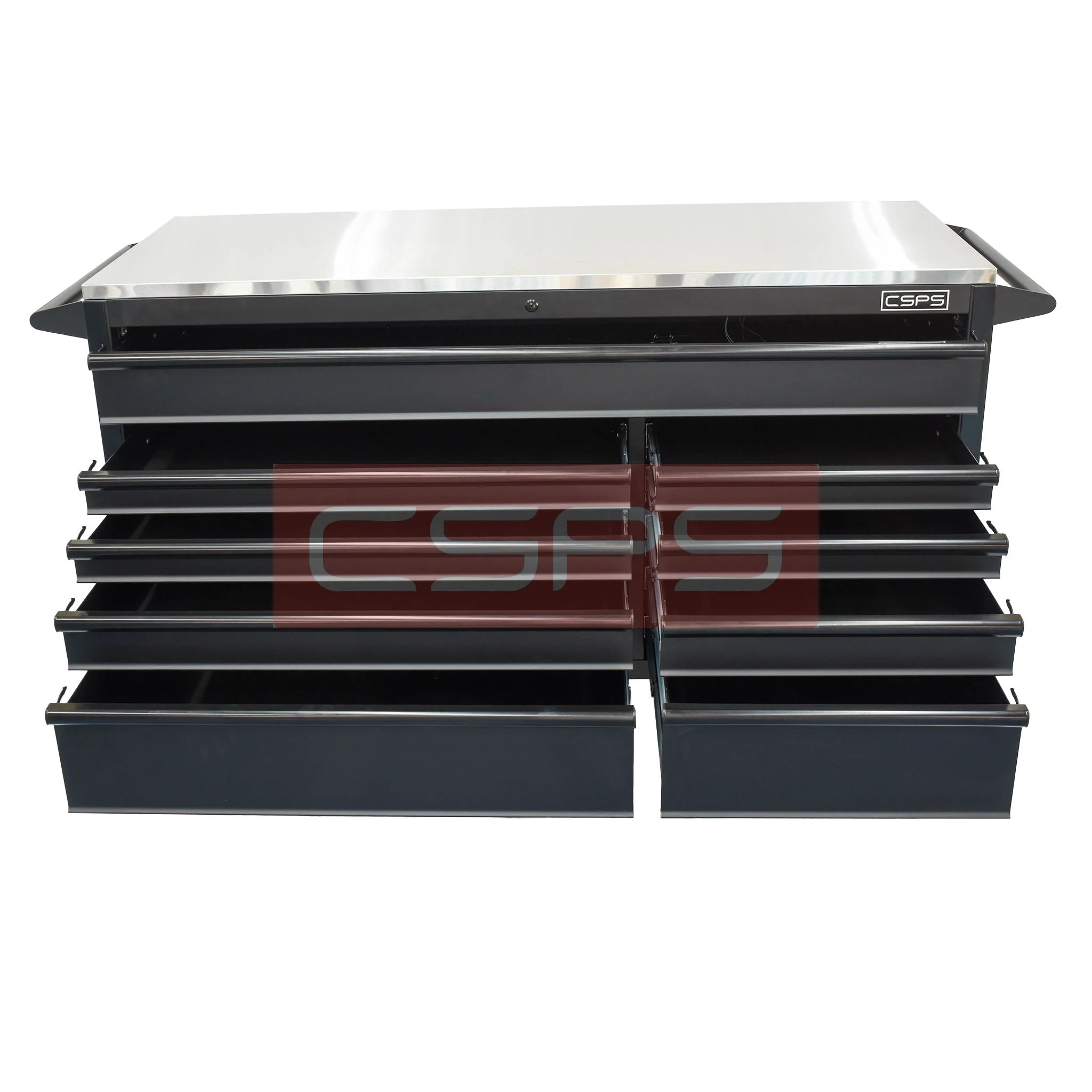 Tủ đựng đồ nghề CSPS 152cm - 09 hộc kéo màu đen. MSP: VNTC15209BB1M - Ảnh 12