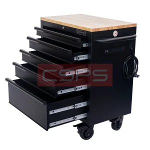 Tủ đựng dụng cụ CSPS 76cm - 05 hộc kéo không nâng hạ màu đen. MSP: VNTC07605BB1M