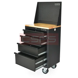 Tủ đựng dụng cụ cơ khí CSPS 61cm - 04 hộc kéo màu đen. MSP: VNTC06104BB1