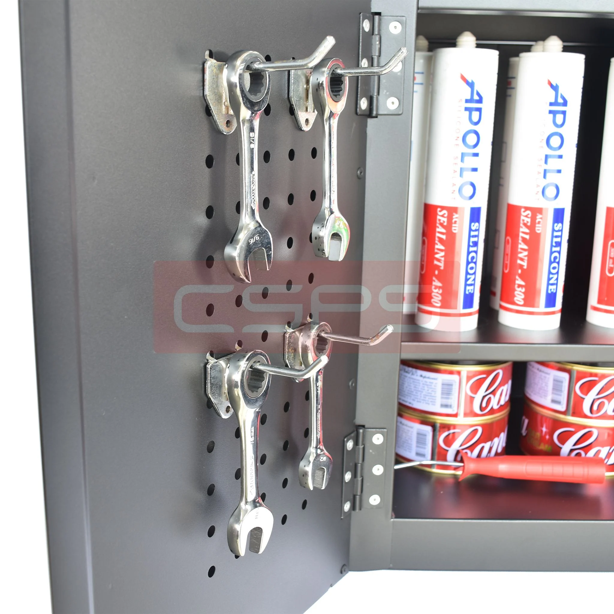 Tủ dụng cụ treo tường CSPS W61 x H61cm - 01 ngăn màu đen. MSP: VNWC061H61A1BB1 - Ảnh 2